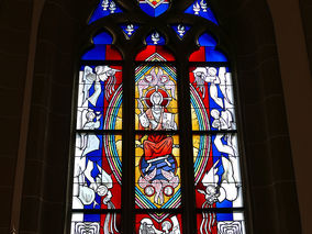 Die Chorfenster in der Stadtpfarrkirche St. Crescentius in Naumburg (Foto: Karl-Franz Thiede)